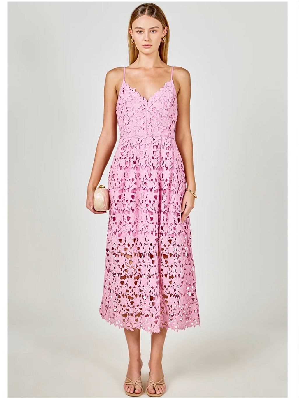 Endless Rose Lace Midi Dress